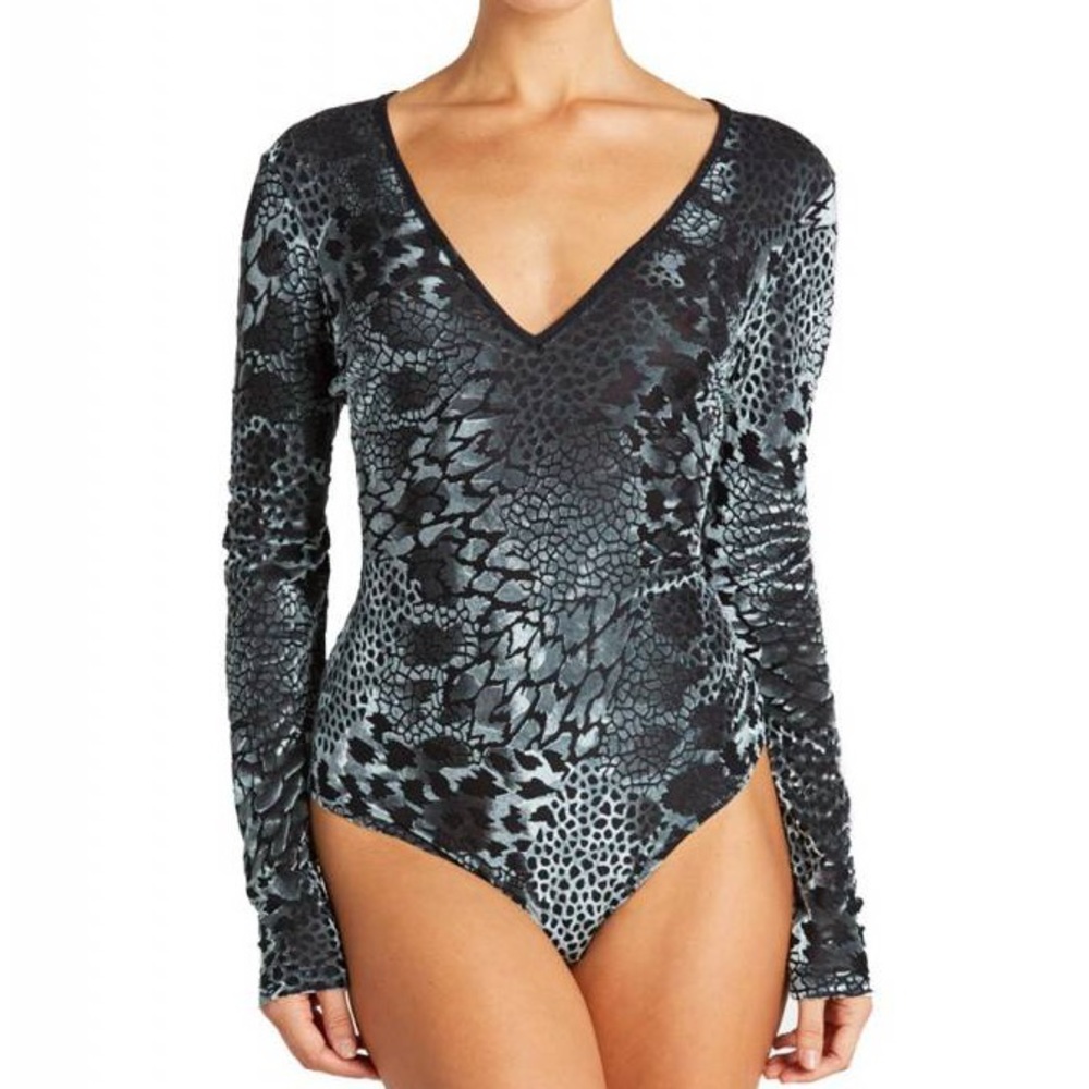 COSABELLA SPOTLIGHT BODYSUIT Animal print Graphite - Picture 3 of 8